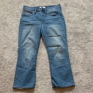 Madewell Women's Boot Cut Jeans - Blue